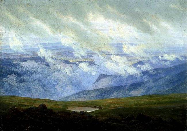 Caspar David Friedrich Drifting Clouds Sweden oil painting art
